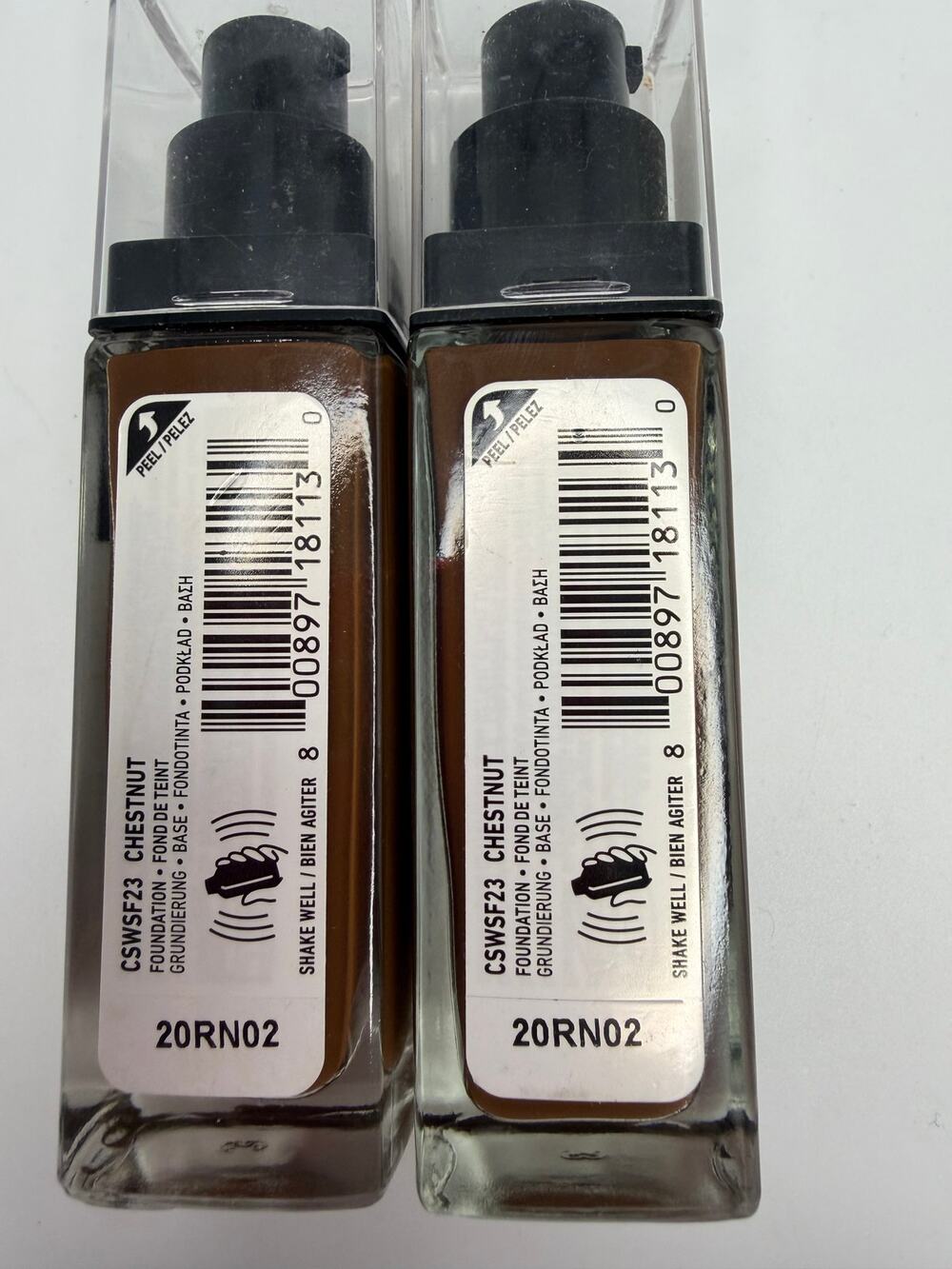 NYX Can't Stop Won't Stop Foundation Cocoa CSWSF23 24HR Matte Lot of 2